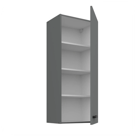 Verdi 45 G-108 1F Küchenwandschrank feuchtigkeits- und beschädigungsbeständiger Schrank schwarze Metallgriffe