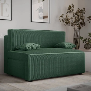Brandon Schlafsofa grün modernes Design und breite Funktionalität dreidimensionalen Stoff mit ausdrucksstarken Streifen