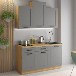 Asti Küchenmöbel-Set 150 cm Schränke sehen in klassischen und modernen Interieurs großartig aus