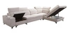 Ecksofa mit Schlaffunktion Kelly Sleek XI grau rechts Ein stilvolles und bequemes Ecksofa aus strapazierfähigem Webstoff