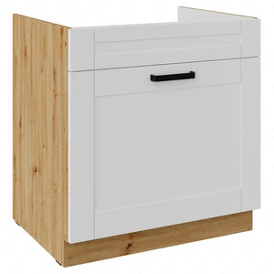 Küchenspülenschrank mit Schublade Luis 80 ZL 1S BB dampf-, hitze- und spritzwasserbeständiger Schrank