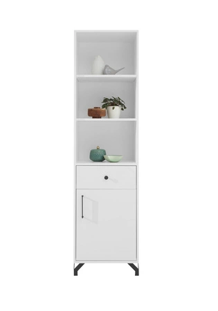 Möbel-Set Skien weiß glänzend, ideal für ein Jugend- oder Kinderzimmer im trendigen Stil