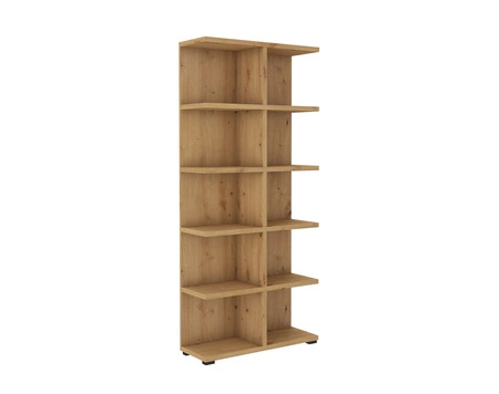 Bücherregal Even 84 cm Eiche artisan ideales Bücherregal für Büro, Arbeitszimmer oder Jugendzimmer
