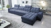 Ecksofa mit Schlaffunktion Luigi XII blau rechtsseitig stilvolles Ecksofa für das Wohnzimmer in einer minimalistischen und eleganten Ausführung