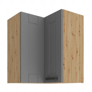 Eck-Küchenwandschrank Asti 60x60 GN-72 2F dampf-, temperatur- und spritzwasserbeständiger Schrank