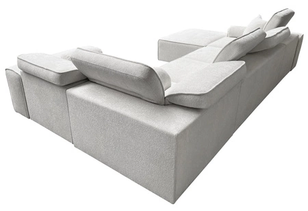 Ecksofa mit Schlaffunktion Viano IV grünes links Designer Ecksofa das sich perfekt in moderne Einrichtungen einfügt