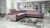 Ecksofa mit Schlaffunktion Belvi IV heather left elegantes und stilvolles Ecksofa für das Wohnzimmer praktischer Stauraum an der Seite