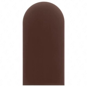 Wally gepolstertes Paneel 30x100 cm braun stilvolles Wandpaneel Zaun Veloursstoff modischer Schliff für jedes Arrangement