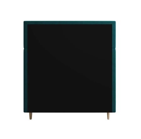 Boxspringbett Benet 120x200 türkis im modernen skandinavischen Stil mit gepolstertem Kopf- und Fußteil Bett mit Staukasten