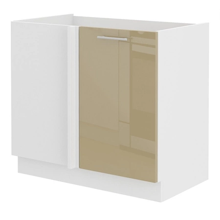 Eck-Küchenzeile Nalo 105 ND 1F BB linker Schrank resistent gegen Dampf, Auslaufen und Hitze