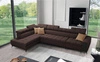 Ecksofa mit Schlaffunktion Bolmso XI braun linke Seite stilvolles Design Ecksofa mit Schublade und Bettzeugcontainer