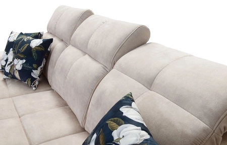 Ecksofa mit Schlaffunktion Buffalo X blau links funktionelles und bequemes Ecksofa für ein Zimmer mit Bettzeugcontainern