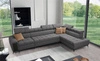 Ecksofa mit Schlaffunktion Bolmso XI graphit rechte Seite stilvolles Design Ecksofa mit Schublade und Bettzeugcontainer