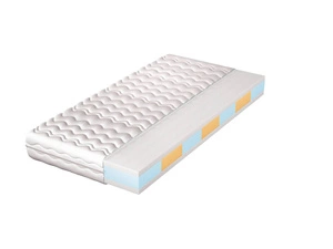 Apollo Schaumstoffmatratze 140x200 cm 7 Härtezonen hypoallergen zweiseitig hat eine geringe Anfälligkeit für Verformungen