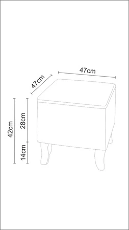 Milano pouffe idealer Hocker mit bequemer Sitzfläche zart gesteppt