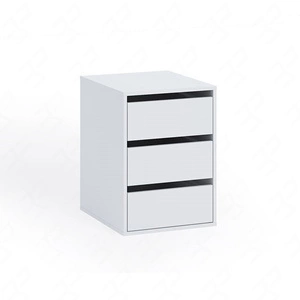 Sockel mit Schubladen Rico weiß ideal für Schiebeschrank und Garderobenschrank