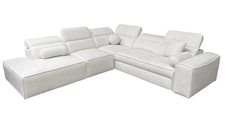 Ecksofa mit Schlaffunktion Viano IX grün links stilvolles Ecksofa mit Bettzeugcontainern ideales Möbelstück für ein großes Wohnzimmer