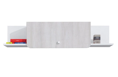 Möbelset Arona weiß / Eiche wilton weiß / grau Funktionsmöbel für das Jugendzimmer