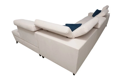 Ecksofa mit Schlaffunktion Kelly Sleek XI lavendel rosa rechte Seite stilvolles und bequemes Ecksofa aus strapazierfähigem Webstoff