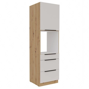 Soela 60 DPS-210 3S 1F Küchenschrank mit Schubladen für Backofeneinbau feuchtigkeitsbeständige Metallgriffe