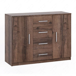 Schubladenkommode Rico 120 cm Eiche Kloster funktionale Möbel in einem zeitlosen Design ideal für das Schlafzimmer oder Wohnzimmer