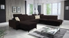 Ecksofa mit Schlaffunktion Kelly Sleek X braun linkes extrem elegantes Ecksofa für Wohnzimmer mit verstellbaren Kopfstützen