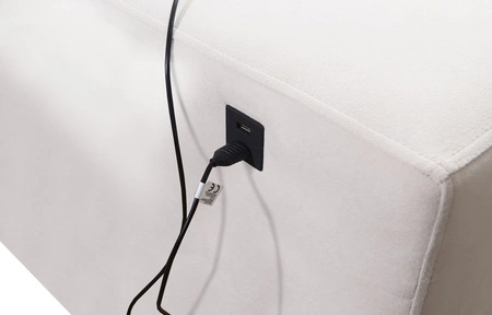 Ecksofa mit Schlaffunktion Kelly Sleek X lavendel rosa linkes extrem elegantes Ecksofa für Wohnzimmer mit verstellbaren Kopfstützen