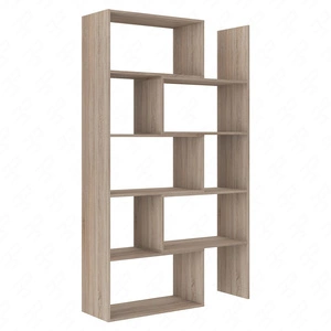 Hohes Bücherregal Carl sonoma Eiche hell das ideale Bücherregal für Büro, Arbeitszimmer oder Jugendzimmer mit der Möglichkeit der Erweiterung