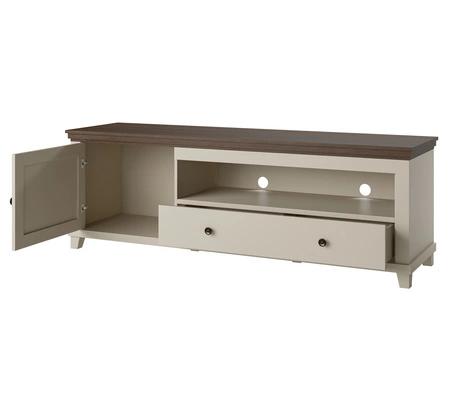 TV Schrank Evora 181 cm beige / Eiche dunin elegantes Design wird Liebhaber von ausdrucksstarken Interieurs begeistern