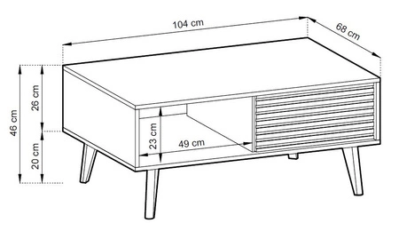 Möbelset Saipan Schwarz / Eiche Artisan Modernes Design funktionale Wohnzimmerwand für das Wohnzimmer oder den Tagesraum dekorative geriffelte Verzierung