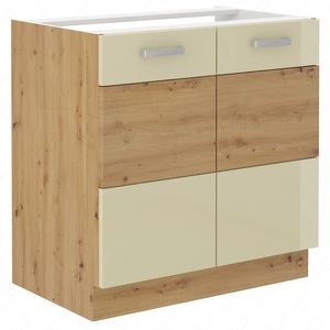 Spülenschrank Porto 80 ZL 2F BB, dampf-, hitze- und spritzwassergeschützt