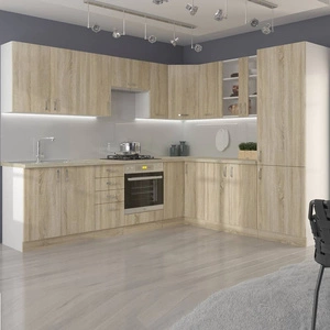 Eck-Küchenmöbel-Set Sold 270x230 cm einzigartigen Stil der Schränke wird das Innere jeder Küche passen