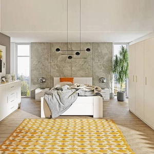 Schlafzimmermöbel-Set Rico weiß zeitloses Design Schlafzimmermöbel-Set aus hochwertiger Schichtstoffplatte