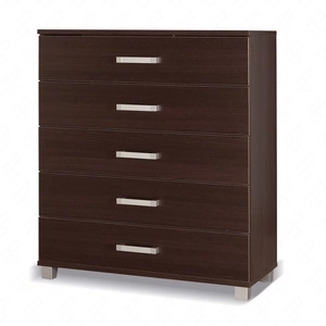 Kommode Maximus 100 cm Kastanie Wenge modernistisches Design Kommode auf Rollenschienen