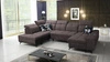 Buffalo VI Ecksofa mit Schlaffunktion braun rechte Ecke funktionelles und stilvolles Schlafsofa mit drei Bettkästen