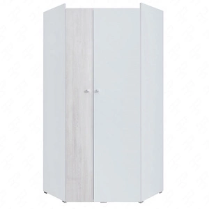 Eck kleiderschrank Arona weiß / Eiche wilton weiß ideal für ein Jugendzimmer sehr brauchbar und hat einen modernen Look