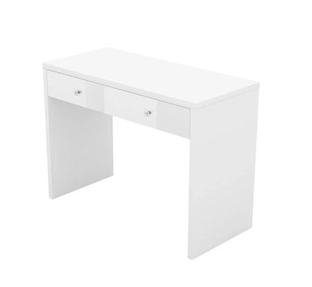 Schreibtisch mit Schublade Ivo 110 cm weiß stilvoll und funktionell für das Büro, Arbeitszimmer oder Jugendzimmer