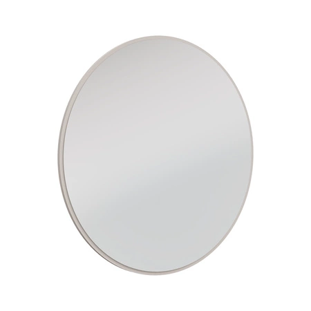 Hängespiegel Ovalio 100 cm beige funktioneller runder Spiegel perfekte Ergänzung zum Schminktisch Flur und Schlafzimmer