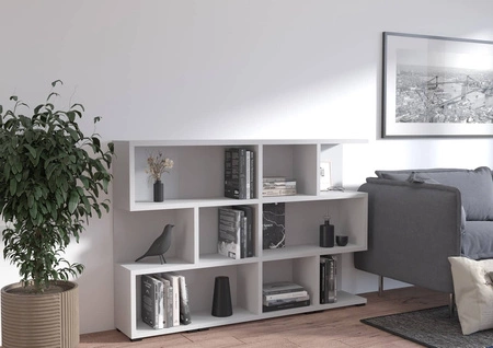 Bücherregal Even 84 cm hellgrau ideales Bücherregal für Büro Arbeitszimmer oder Jugendzimmer hochwertige Verarbeitung
