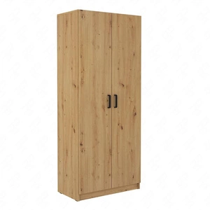 Garderobe Makana 80 cm Eiche handwerklich funktionales Möbel für das Jugendzimmer oder Büro