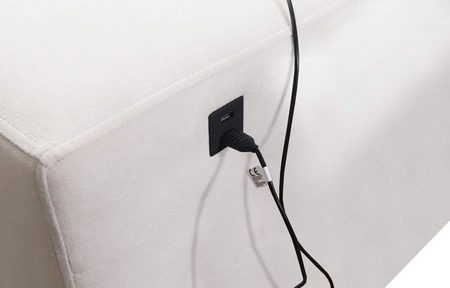 Ecksofa mit Schlaffunktion Kelly Sleek IV grau Esche linke Ecke Schlafsofa mit Bettzeugkästen Webstoff