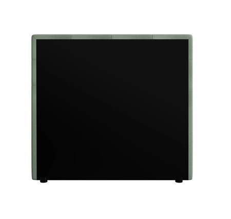 Boxspringbett Kansas 90x200 mintgrün Bett im modernen skandinavischen Stil mit gepolstertem Kopf- und Fußteil