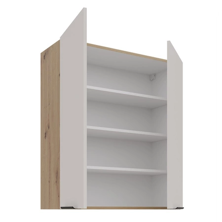 Küchenoberschrank Soela 80 G-90 2F Metallkantengriffe feuchtigkeits- und beschädigungsbeständiger Schrank