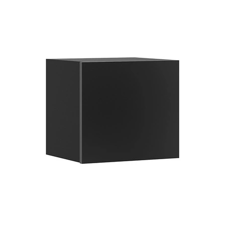 Hängeschrank Apulia 34 cm schwarz glänzend minimalistisches Design stilvoller Schrank für das Wohnzimmer einfaches Design, das zu jeder Einrichtung passt