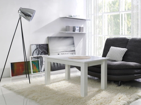 Couchtisch Akron T20 102 cm weiß modernes Möbeldesign Die Kanten des Couchtisches sind mit einem speziellen Furnier versehen