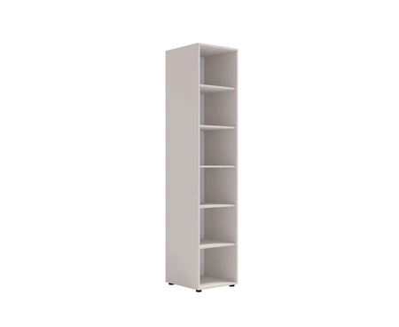 Bücherregal Maxione 45 cm beige funktionelles Bücherregal ideal für Jugendzimmer oder Büro einfaches und universelles Design