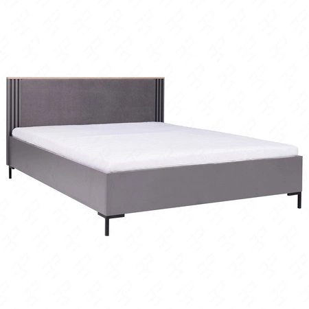 Möbelset für Schlafzimmer Estan Eiche hell / anthrazit Zeitloses Design Schlafzimmermöbel-Set geräumiger Schiebeschrank mit Spiegel