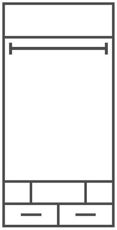 Garderobe Mobi 80 cm weiß/türkis ideale Garderobe für das Jugendzimmer sehr brauchbar und hat einen modernen Look