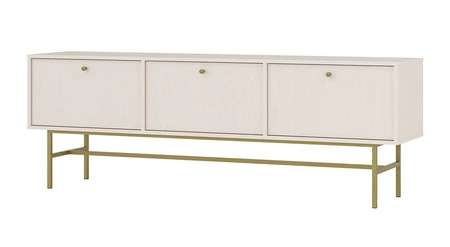Möbel Kioto III beige stilvolles Design Wohnzimmer Möbel elegante Möbel durch eine goldene Metallrahmen subtilen Griffe unterstützt