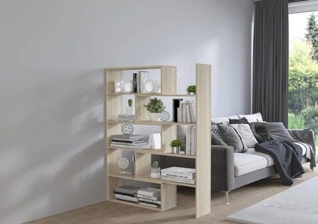 Bücherregal Carl Eiche sonoma light das ideale Bücherregal für ein Büro, Arbeitszimmer oder Jugendzimmer mit der Möglichkeit der Erweiterung